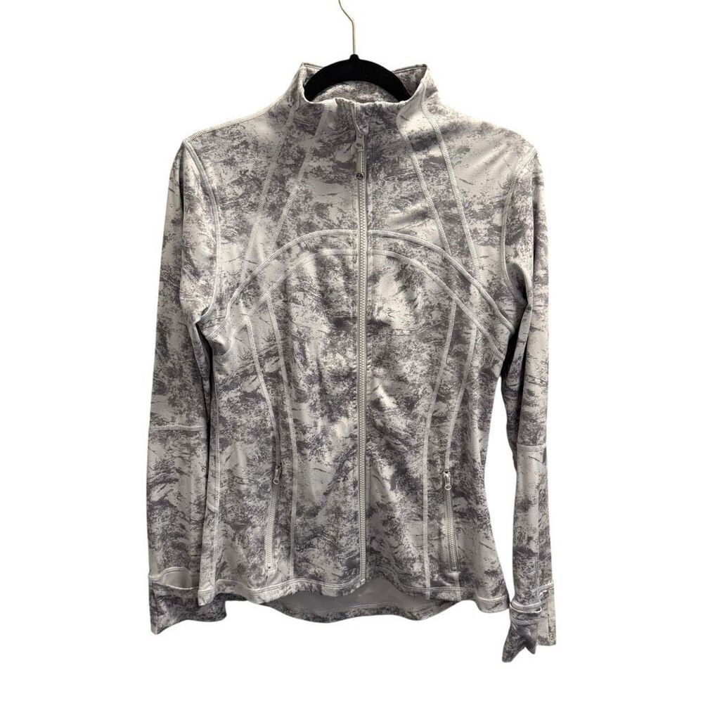Queenieke large gray tie dye zip up jacket
